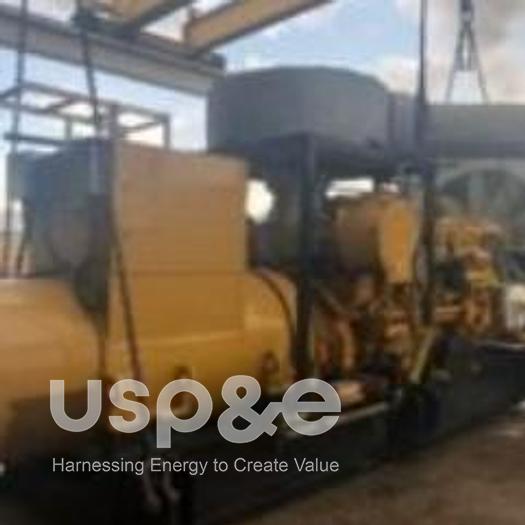Used 1.7 MW 2013 New Caterpillar 3516C HD Diesel Generator Set
