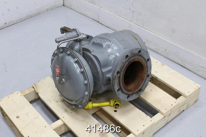 Used Fisher 6" Steam Valve, Ductile Iron Body #41486