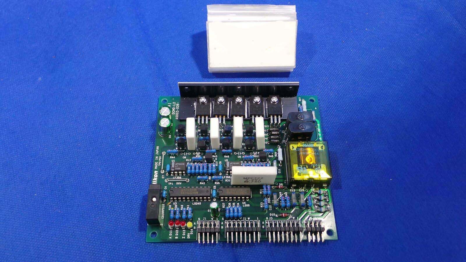 Used Nikon 4S003-028 Board, 4S003-028 / DCMD-L2 / NSR-S204B Step-and-Repeat /