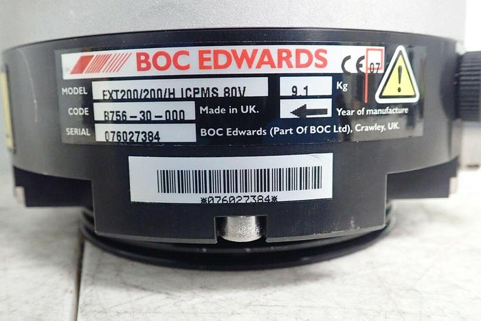 Used BOC Edwards EXT 200/200/H ICPMS 80V Turbomolecular Vacuum Pump