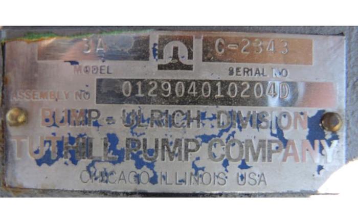 D'occasion USED TUTHILL ROTARY LOBE PUMP, 3'' X 3'' INLET & OUTLET, STAINLESS STEEL