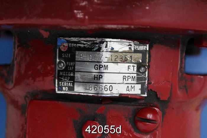 Used Bell & Gossestt PHD2Z-12351 2.5x3x10 Pump #42055