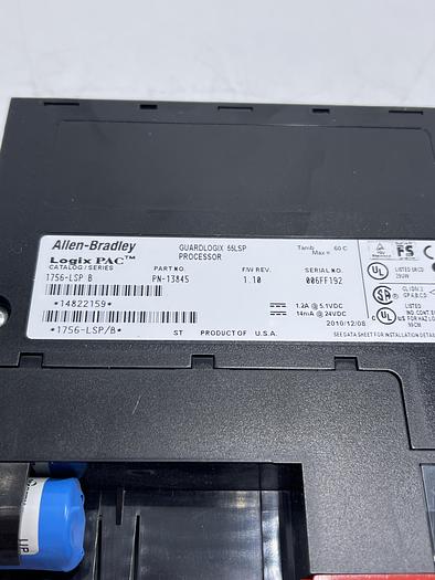 Used A-B Allen Bradley 1756-LSP Ser B 