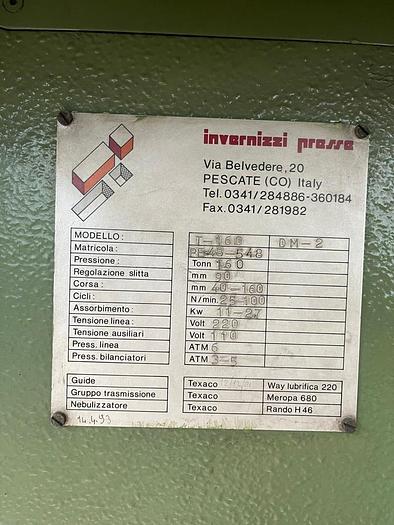 Usato Invernizzi 160 ton