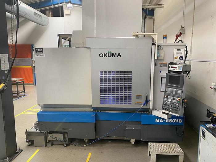 Used BRUGT VERTIKALT BEARBEJDNINGS CENTER OKUMA, MODEL MA 550 VB