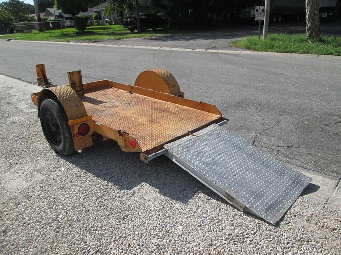 Used Target Pro 35 III Concrete Saw With Single Axle Trailer