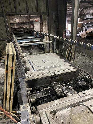 Used BRITISH MOLDING MACHINE QJS-230 JOLT SQUEEZE SHUTTLE LIFT (Sale pending)