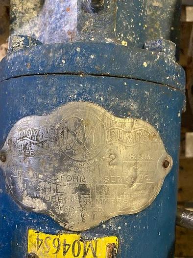 Used MOYNO TYPE 600 HORIZONTAL PUMP