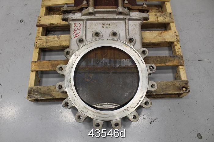 Used True Line 16" Hand Operated Knife Gate Valve #43546
