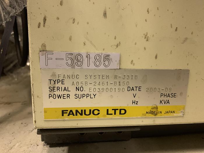 Used FANUC ARCMATE 120iB 6 AXIS CNC ROBOT WITH RJ3iB