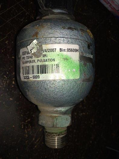 Used 0 Cat 6029 S.S. Prrrrr-O-Lator Adjustable Precharge Pulsation Dampener