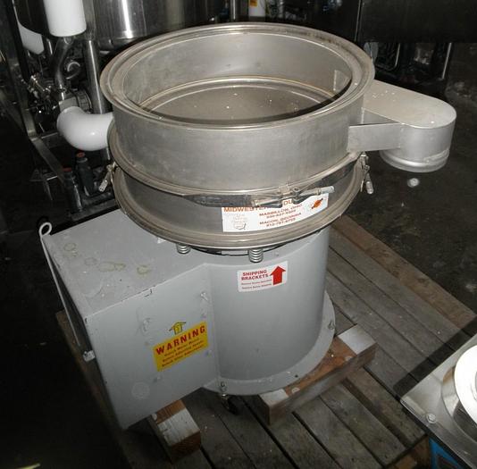 Used Screen, Midwestern, 24", Single, S/st, 1/3 HP, Sweco Style, #C741031