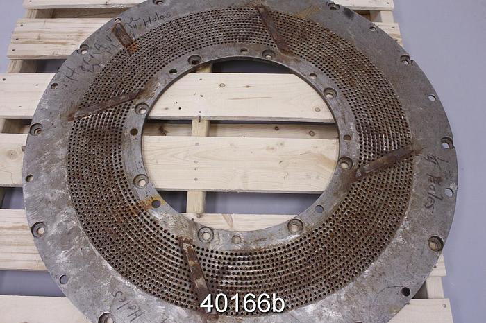 Used Black Clawson Pulper Extraction Plate, 41.75" #40166