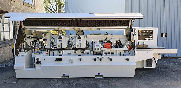 Used 2001 SCM Italy Automatic Throughfeed moulder SCM TOPSET XL, 7 heads