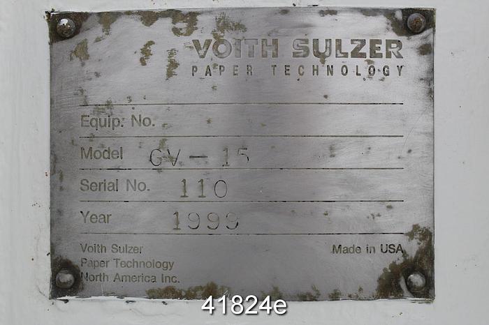 Used Voith GV15 Pulper Gear Drive, Ratio 5.87/1 #41824