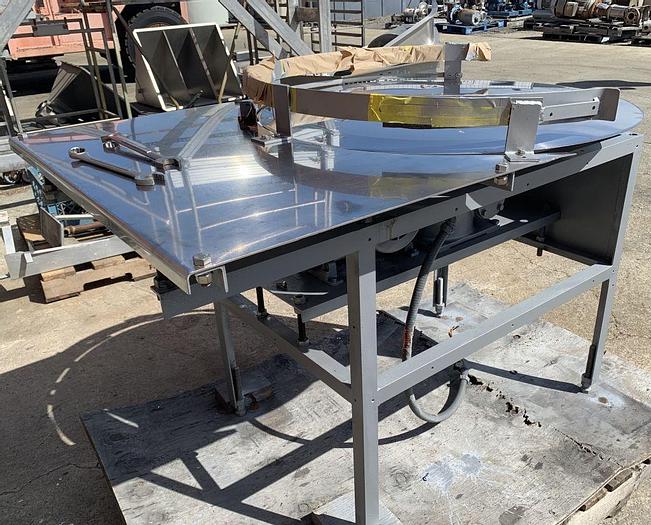 Used Table, Accumulation, 36", S/st, Mild Steel Frame, 1/2 HP, #S742551