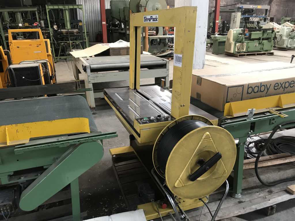 Usato Linea di imballaggio per lettini o simili con larghezza massima mm. 850