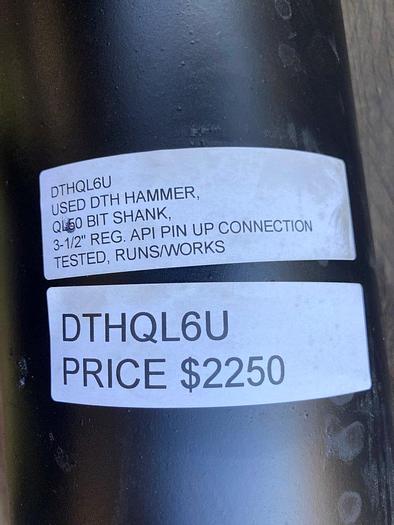 Used QL60 DTH Hammer - DTHQL6U