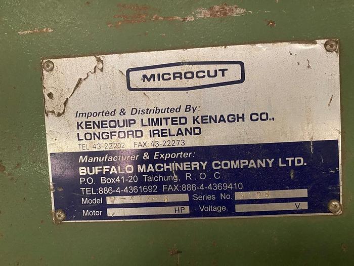 Used Microcut V-412-6 Manual Box & Pan Folder