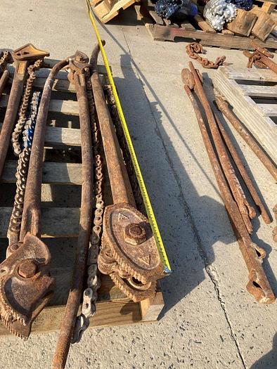Used 62" Chain Pipe Wrench Vise Tong