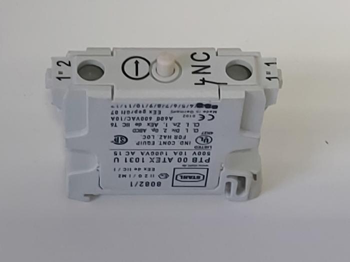 9 Stück Ex Hilfsschalter, NC 8082/1, 500V 10A 1000VA, R. Stahl neuwertig