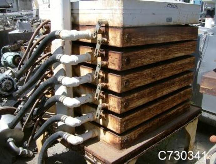 Used Filter, P&F, 36" x 36", C/st, Womach, Vert, 54 SF, 4.5CF #C730341