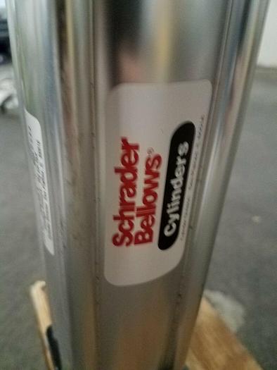 Used Schrader Bellows Eco Ram II Cylinder mounted on platform