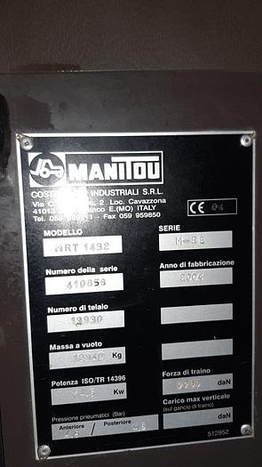 Usato 2004 Manitou MRT1432