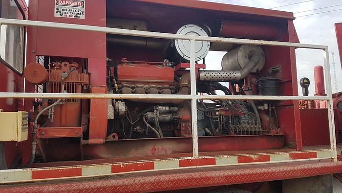 Used 1987 Pacific 4 Axle Carrier Style Oilfield Pump / Kill Truck