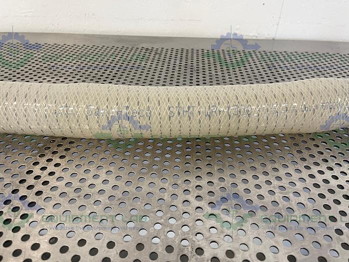Used Sani Tech  STHT-WR-1500 36" Wire Reinforced Silicone Hose w/1.5" Sanitary Fitting