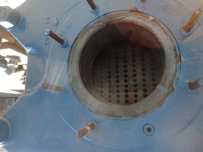 Used Heat Exchanger, Block, Graphite, 50 SF, 75 PSI, 4" In/Out, A #S741623