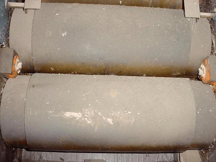 Used 10 in. X 20 in. BUHLER THREE ROLL MILL  HYD. 25 HP 2 SPEED – #1014