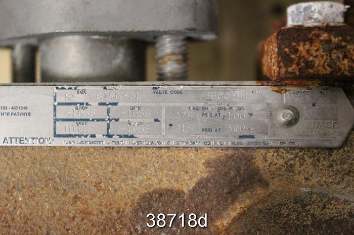 Used Neles Jamesbury C 8" Butterfly Valve #38718