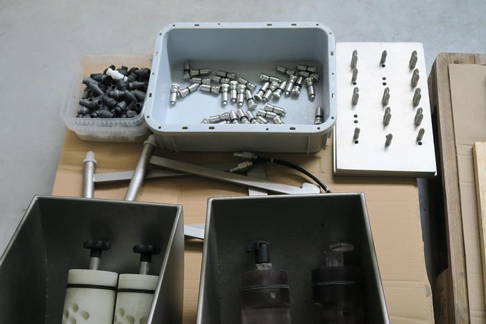 Used Hacos Depositor for chocolate or cream centres