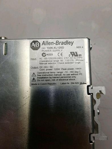 Used Allen-Bradley 1606-XL120D Power Supply Ser. A