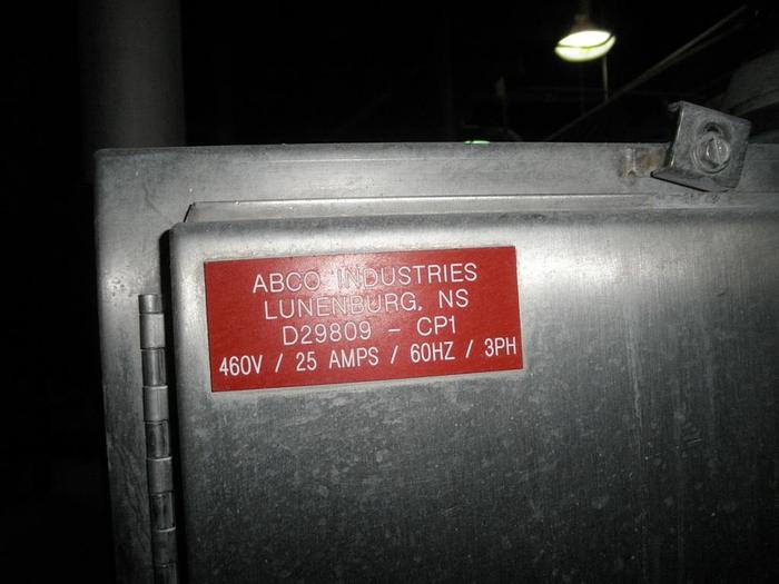 Used Blancher, Belt, 54" x 25', S/st, ABCO, Two Stage, C741712 #C741712