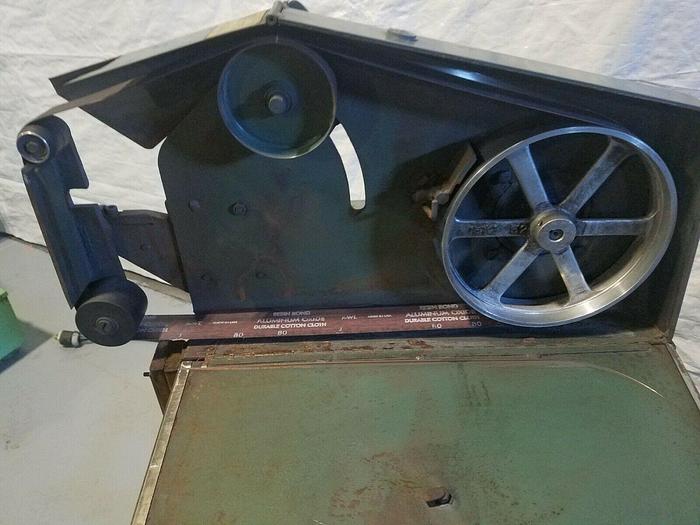 Used Olympic Square Wheel 2" Belt Sander Grinder Knife Making Metal Fabrication