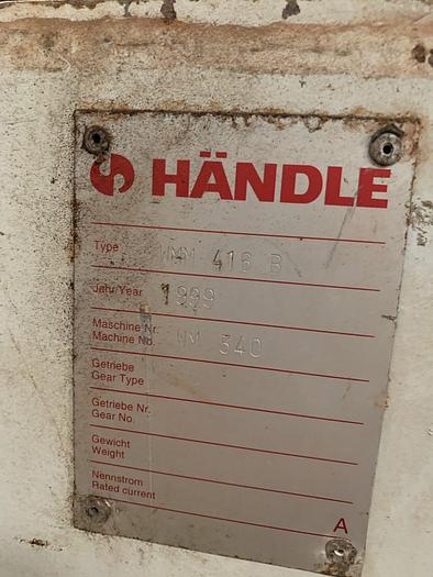 Used Desintegrador Handler WMM 416 B