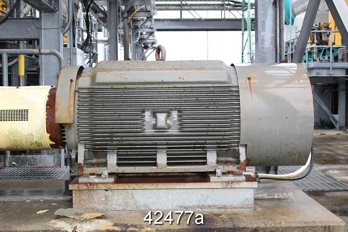 Used Toshiba 200 Hp A/C Motor, 1200 Rpm, 5010 #42477
