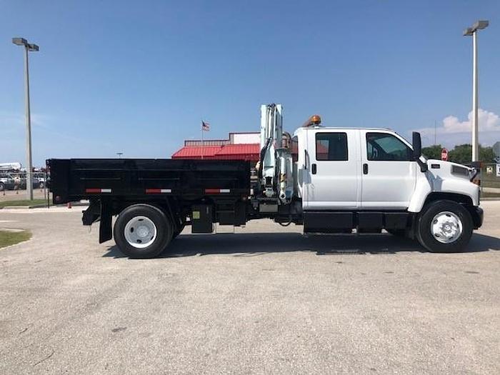 Used 2008 GMC 7500 Crew Cab Dump Bed 9,590 lb Knuckle Boom - C08711