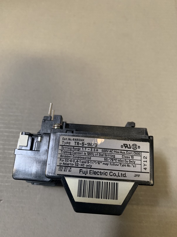Used Fuji Thermal Overload Relay TR-5-1N/3