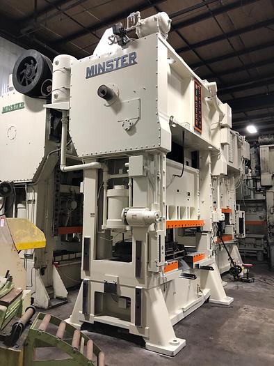 Used 400 TON MINSTER SSDC PRESS, E2-400-84-48, NEW 1985