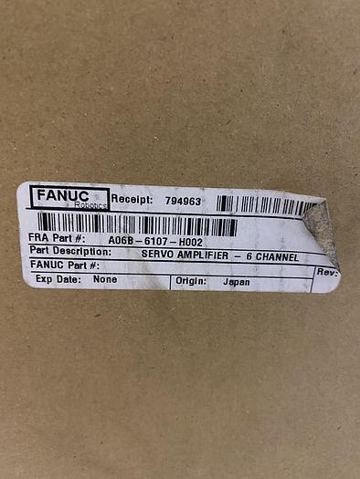 FANUC 6-AX SERVO AMPLIFIER A06B-6107-H002