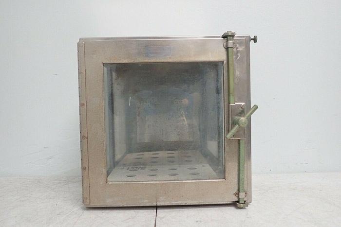 Used Boekel Stainless Steel Desiccator Industrial Steampunk Cabinet