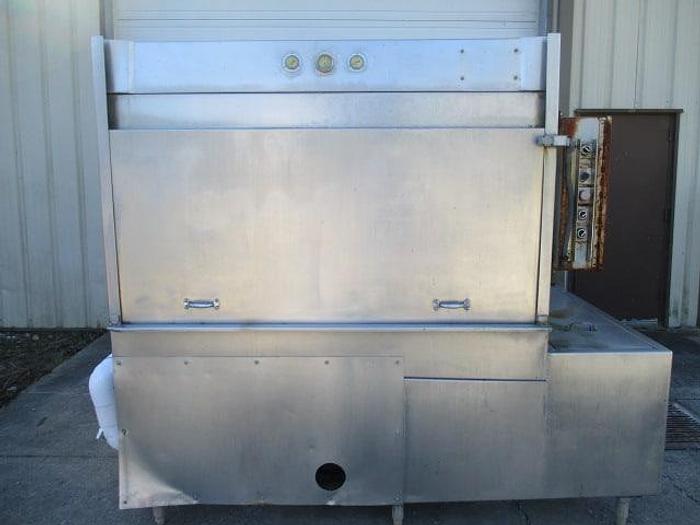 Used Tray/Baking Pan Washer; Rotary loading tray