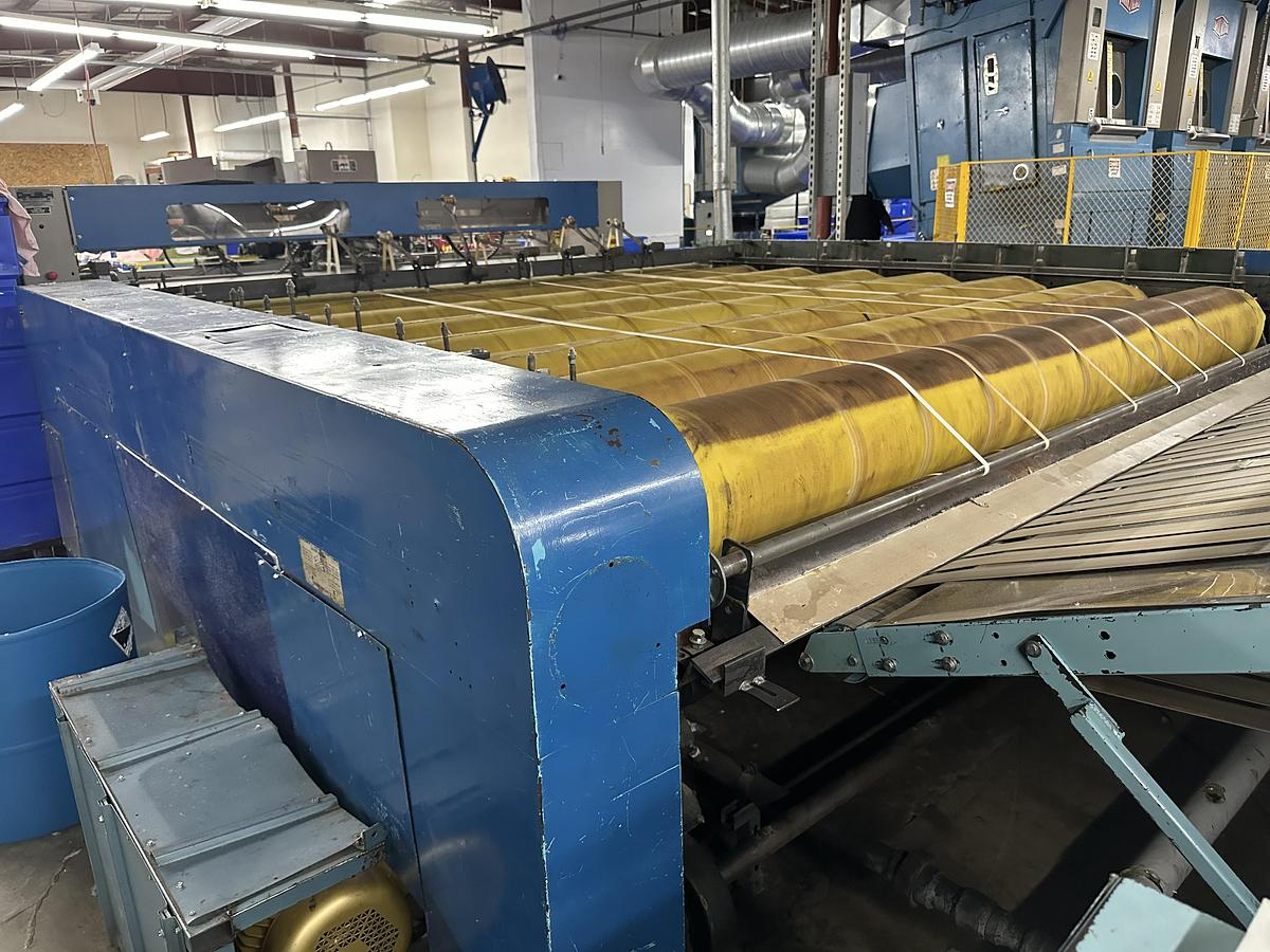 Used Canadian Laundry Machinery 8 roll Super Sylon