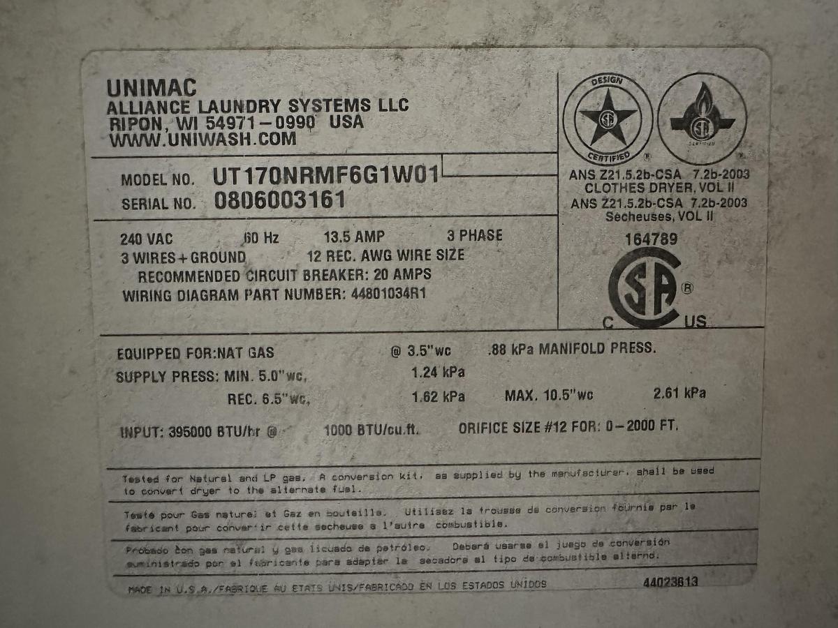 Used 2008 UNIMAC UT170