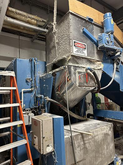 Used Milnor loading/weighing conveyor