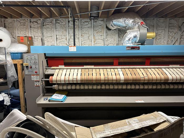 Used Chicago 24" x 136" gas ironer