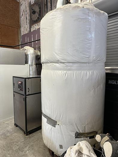 Used RBI water heater with storage tank